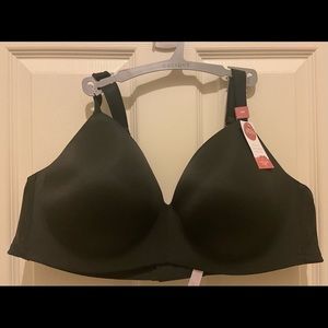 Lane Bryant Cacique Bra, size 46D, Black, NWT
